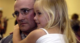 Solider with Daughter Solider with Daughter