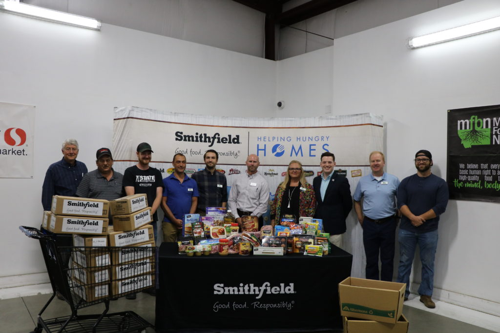 Smithfield donates over 35,000 pounds
